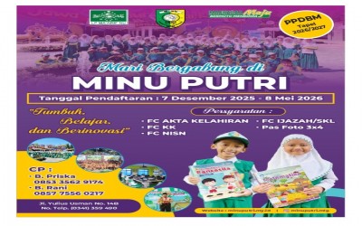 PENERIMAAN PESERTA DIDIK BARU MADRASAH (PPDBM) – 2026/2027